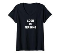 Womens Goon in Training V-Neck T-Shirt