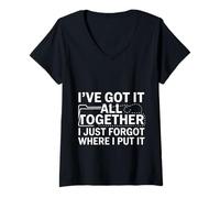 Womens Got It Together Just Forgot Where I Put It -- V-Neck T-Shirt