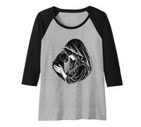 Womens Gothic Cat Mom Black Cat Soul Bond Woman Raglan Baseball Tee