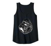 Womens Gothic Cat Mom Black Cat Soul Bond Woman Tank Top