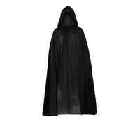 Womens Gothic Hooded Cape UK Clearance Ladies Grim Reaper Wizard Witch Vampire Halloween Cloak Shawl Cloaks Stage Performance Capes Death Cosplay Poncho Fancy Dress Clothing Plus Size Accessories