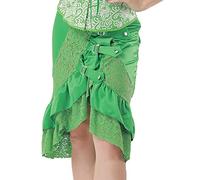 Women's Gothic Lace Skirt, Steampunk Skirt, Large Size Irregular Hem Vintage Renaissance Medieval Chic Cut Ruffles Flowy Ball Courtyard Cosplay Skirt for Halloween and Carnival