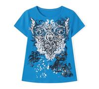 Women's Gothic Short Sleeve T-Shirt Y2k Short Sleeve Crew Neck Graphic Tees Crop Tops 90s E-Girls Punk Fairy Grunge Tee Tops Streetwear (V-01, S)