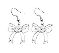 Women's Gothic Skull Witch Pumpkin Boo Halloween Drop Hook Earrings, Gold Silver Stainless Steel Horror Holiday Fashion Jewelry for Women, One Size, Stainless Steel, No Gemstone
