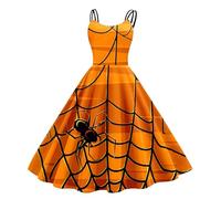 Women's Gothic Witch Dress, Adult Women Ladies Dress Adults Classic Vampiress Fancy Costume Plus Size Halloween Fancy Costumes for Women Casual Dresses for Party Cosplay Accessories