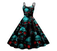 Women's Gothic Witch Dress, Adult Women Ladies Dress Adults Classic Vampiress Fancy Costume Plus Size Halloween Fancy Costumes for Women Casual Dresses for Party Cosplay Accessories