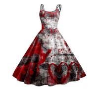 Women's Gothic Witch Dress, Adult Women Ladies Dress Adults Classic Vampiress Fancy Costume Plus Size Halloween Fancy Costumes for Women Casual Dresses for Party Cosplay Accessories