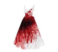 Women's Gothic Witch Dress, Zombie Nurse Adults Fancy Dress Costumes Women A-Line Skull Halloween Bloodstained Tulle Skirt Witch Costume Women Evening Party Prom Cocktail Swing |