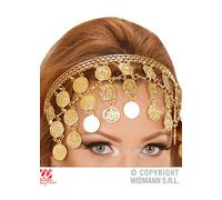 Womens Festival Gold Coin Headpiece