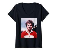Women's Graeme Souness Middlesbrough MFC 1976 Football World Cup V-Neck T-Shirt