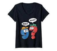 Women's Grammar Punctuation Teacher or Writer V-Neck T-Shirt