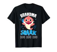 Womens Grandma Shark Funny Mother's Day Funny Shirt Gift T-Shirt