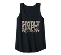 Womens Grateful Blessed Leopard Floral Faith Daisy Aesthetic Design Tank Top