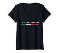 Womens Gravina in Puglia Italy V-Neck T-Shirt