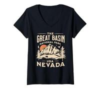 Womens Great Basin National Park V-Neck T-Shirt