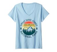 Womens Great Sand Dunes National Park V-Neck T-Shirt