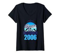 Women's Great Since December 2006 20th Birthday Saying 20 Years V-Neck T-Shirt