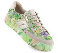 Women's green platform shoes Rieker M7711-91