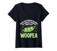 Women's Gregor Mendel Genetic V-Neck T-Shirt