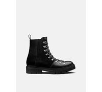 Grenson Women's Nanette Leather Hiking Lace Up Boots - Black - UK 3