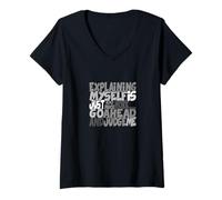 Women's Grey Color Go Ahead, Judge Me Grey Graphic V-Neck T-Shirt
