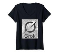 Women's Grok AI - Improve Education with Personalized Technology V-Neck T-Shirt