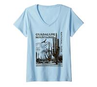 Womens Guadalupe Mountains National Park V-Neck T-Shirt