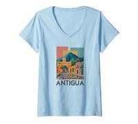 Women's Guatemala Antigua V-Neck T-Shirt