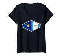 Womens Guatemala Heritage: Montana Pride V-Neck T-Shirt