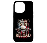 Womens Gun Shirts I Reload Shirt I Dont Run I Reload US Flag Case for iPhone 15 Pro Max