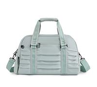 Womens Gym Bag Carry on Duffel Bag Outdoor Sport Bag Dry Wet Separate Gym Fitness Handbag Casual Solid Large Capacity Sac De Voyage (Color : Light Green)