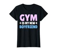 Womens Gym Is My New Boyfriend TShirt Gym Workout T-Shirt