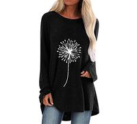 Womens Gym Tops Long Sleeve Sports Stretch Loose U Neck Tops for Women UK Round Neck Long Stripe Print Blouses Tshirts Outfit Boxing Day Sale