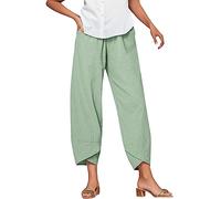 Womens Gym Tracksuit Bottoms Casual Style Travel Active Cotton Petite Trousers Drawstring Jogger Climbing Slim Summer Hiking for Women(Mint Green,S)
