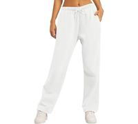 Women's Gym Wear Lounge Pants Ladies Leisure Trousers Petite Wide Leg Flares Jersey Stripe Comfy Trousers UK