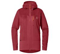 Women's HAGLOFS Vassi Mid Hood fleece jacket (Carmine Red)