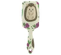 Womens Hair Brush Cute Hedgehog Girls Paddle Hairbrush Air Cushion Comb for Thick Curly Thin Long Short Wet Dry Hair