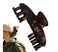 Women's Hair Clip - PVC 10 x 4.5 x 3 cm Large Trucker Style Clip Strong Grip Non-Slip Thick Use Travel School Beach Hiking Fashion Durable Hair Accessory