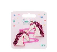 Women's hair clip Rex London (x2) Rose 5x1,5 cm