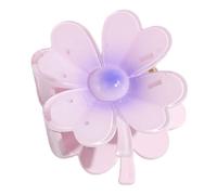 Women's Hair Clips, Four-Leaf Clover Design, Large Claw Clip, Non-Slip Hair Clips, Hair Accessories for Girls, Girls and Women, Lucky Flower Clips for Thick Hair, 7 cm x 8 cm, Purple, Pack of 1
