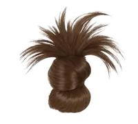 Women's Hair Piece - Slightly Feathered Messy Bun Wigs | Synthetic Claw Clip Hair Extension, Comfortable Updo for Girls, Daily Events, Gatherings, Friends