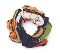 Womens Hair Scrunchies,Chef Pizza Print Hair Ties,elastic Hair Bands,cute Ponytail Holder,women Hair Accessories