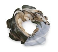 Womens Hair Scrunchies,Snow Mountain Wild Wolf Print Hair Ties,elastic Hair Bands,cute Ponytail Holder,women Hair Accessories