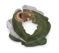 Womens Hair Scrunchies,Squirrel Hold A Umbrellas Print Hair Ties,elastic Hair Bands,cute Ponytail Holder,women Hair Accessories