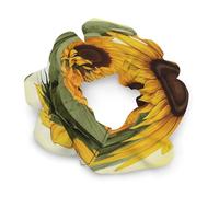 Womens Hair Scrunchies,Sunflowers Floral Print Hair Ties,elastic Hair Bands,cute Ponytail Holder,women Hair Accessories