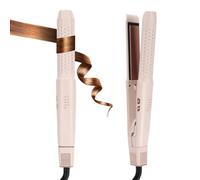 Women's Hair Straightener and Curler Cool Air Function, Blush