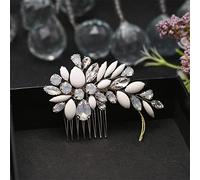 Women's Hairpin Wedding Hair Accessories Opal Rhinestone Bridal Comb Hairpin Bridesmaid Headdress (HP318)