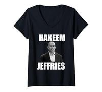 Womens Hakeem Jeffries V-Neck T-Shirt