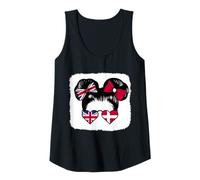 Womens Half British Half Danish Girl Britain and Denmark Mix Roots Tank Top