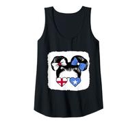 Womens Half English Half Somali Girl England and Somalia Mix Roots Tank Top